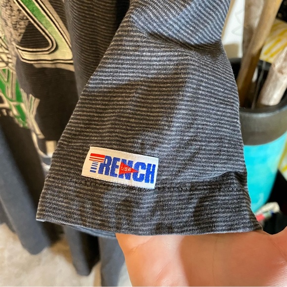 Vintage 1994 NFL New York Jets Trench USA Ultra Single Stitch Graphic T-Shirt - Picture 5 of 16